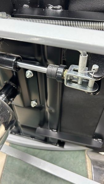 Амортизатор крісла парикмахера, барбера 380mm 500N S=80mm /вилка-вилка/ 10/26-380-80-500N фото