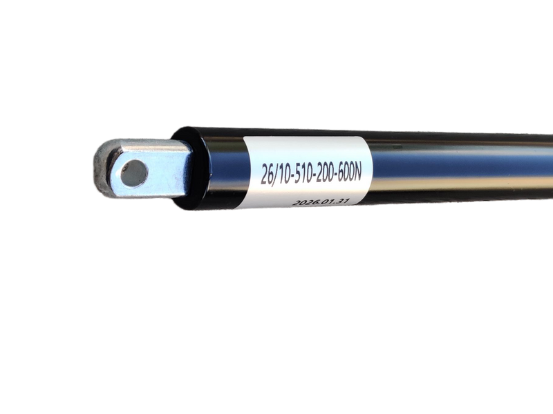 Амортизатор крісла шезлонга кушетки 510mm 600N S=200mm /ухо-шток/ 10/26-510-200-600N фото