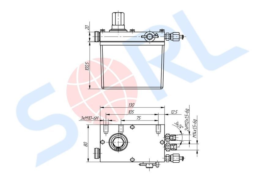 Насос кабіни Скания SCANIA P,G,R,T "SORL" (1794907) 50033161030 50033161030 фото