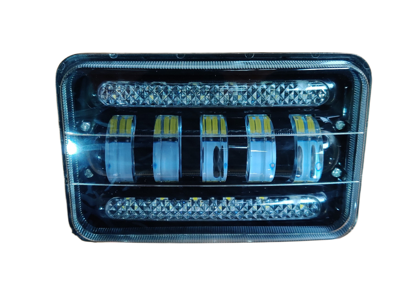 Фара противотуманная LED 10-30В (8 диодов х 3Вт) Эталон, БАЗ А079 DRL165*105-LED фото